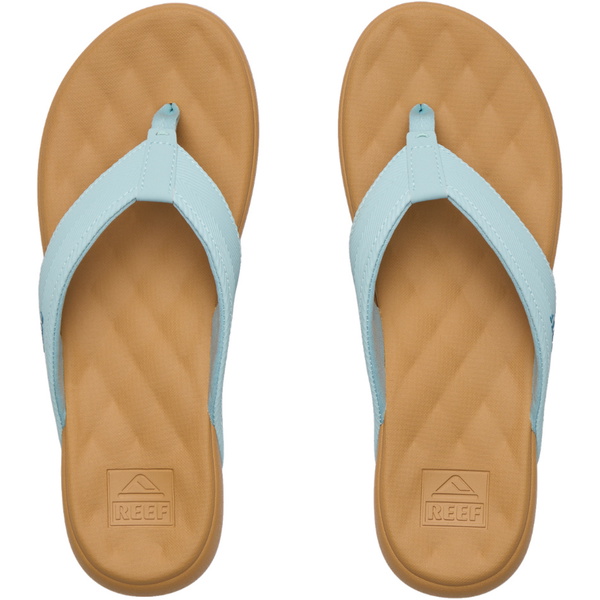 2026 Reef Kvinders Polstring Melody Sandaler CJ8711 - Blue Haze / Doe